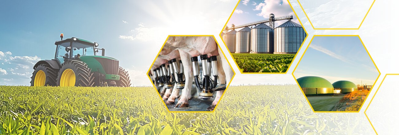 Compressed air solutions for hygienic milking robots and efficient agriculture