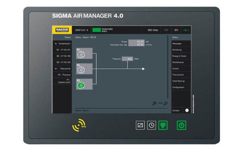 Optymalizacja stacji sprężarek SAM 4.0