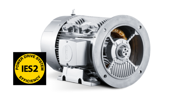 KAESER rotary screw blowers with flange motors are now equipped with Super Premium Efficiency motors (IE4 and IES2).