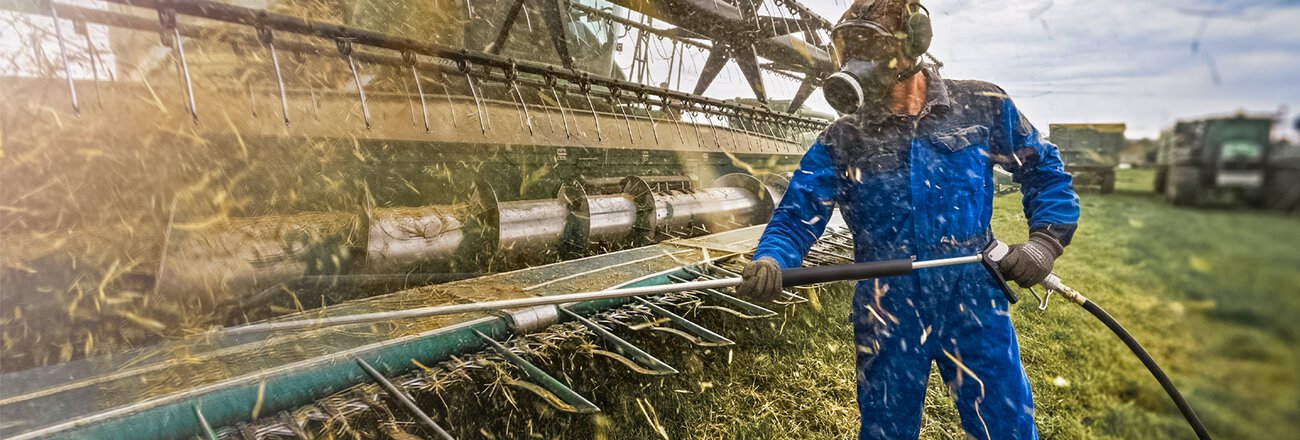 Druckluftanwendungen in der Agrarwirtschaft - Werkstattlösungen & Maschinenservice für die Landwirtschaft