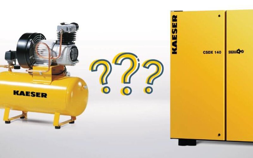 Kompresor śrubowy czy sprężarka tłokowa?