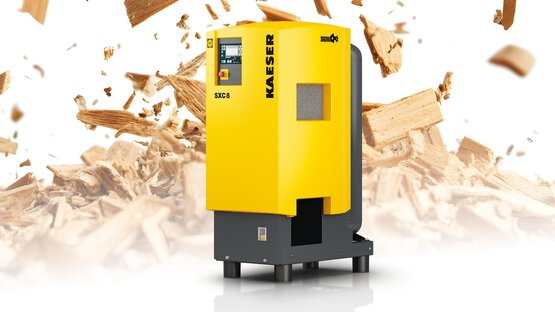 Druckluftstation der Serie SXC von KAESER KOMPRESSOREN