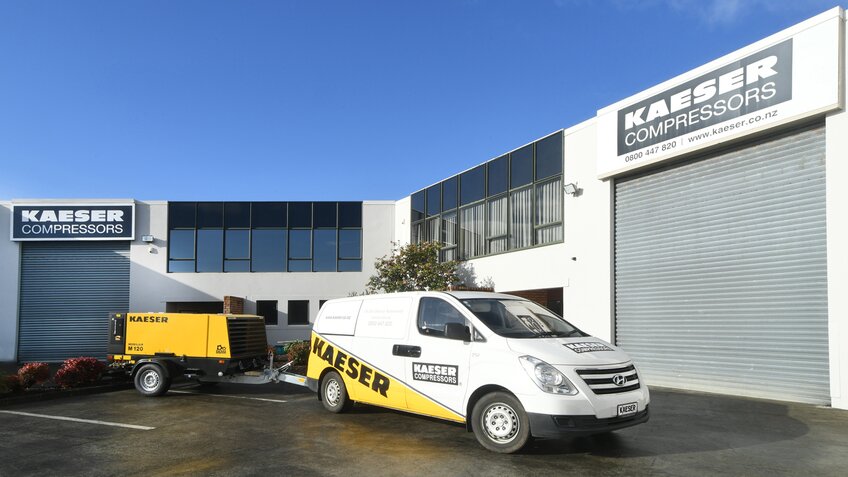KAESER COMPRESSORS New Zealand, head office in Auckland