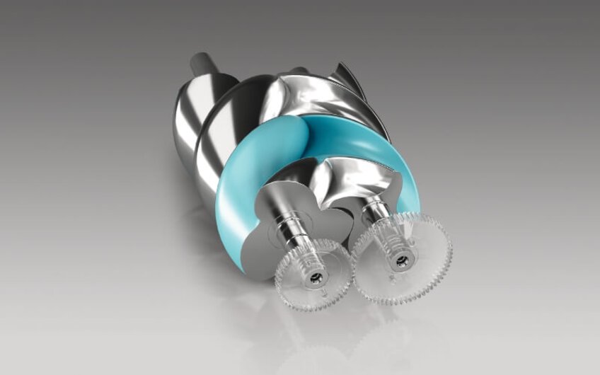 Działanie przemysłowej dmuchawy śrubowej