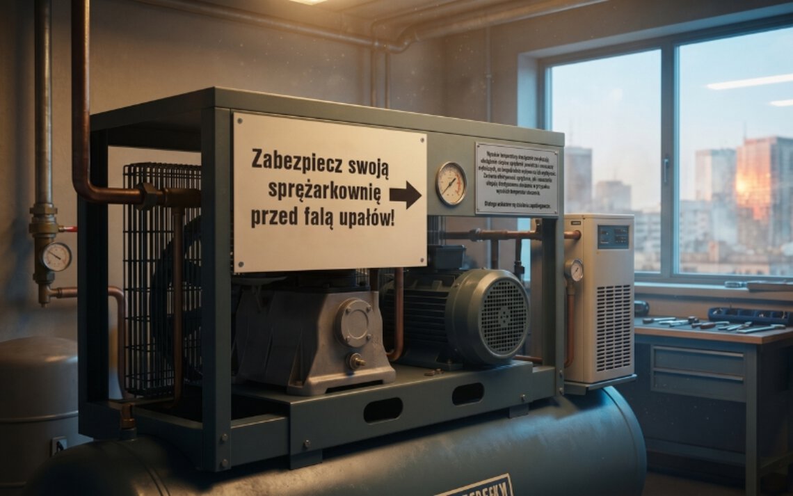 Zabezpiecz swoją sprężarkownię przed falą upałów!
