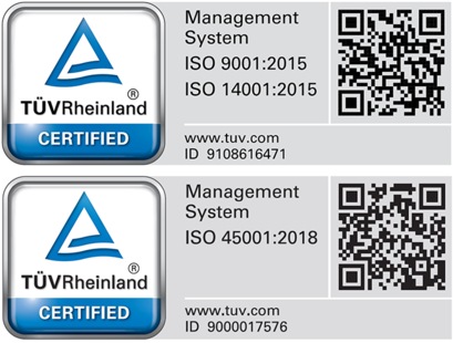 KAESER KOMPRESSOREN está certificada acorde a la ISO 9001.