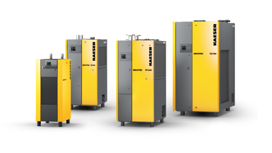 SECOTEC refrigeration dryers up to 34 m³/min.