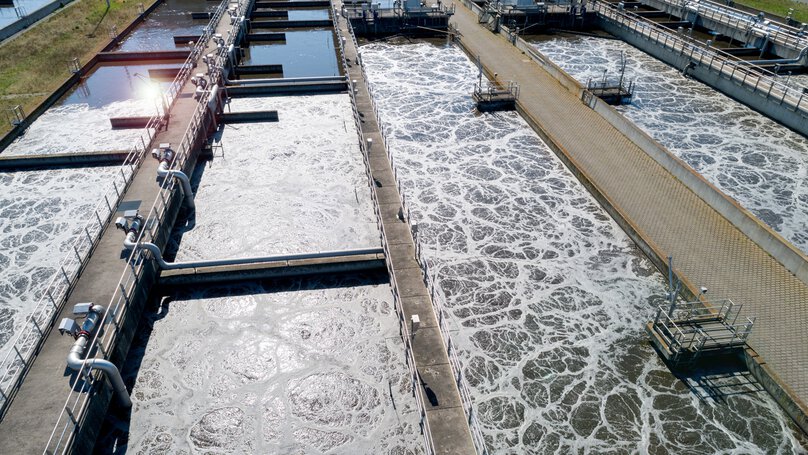 Kompressor im Einsatz in der Wasserwirtschaft: Biologische Abwasserbehandlung
