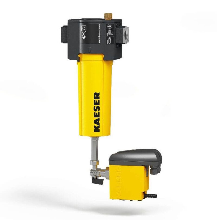 Separator cyklonowy ze spustem kondensatu