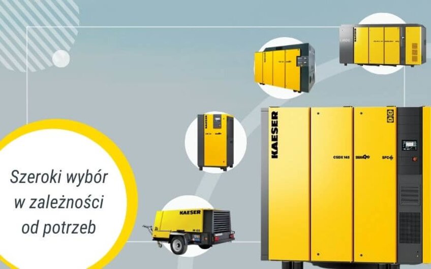 Typy kompresorów - szeroki wybór w zależności od potrzeb.