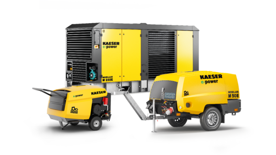 MOBILAIR e-power from KAESER KOMPRESSOREN