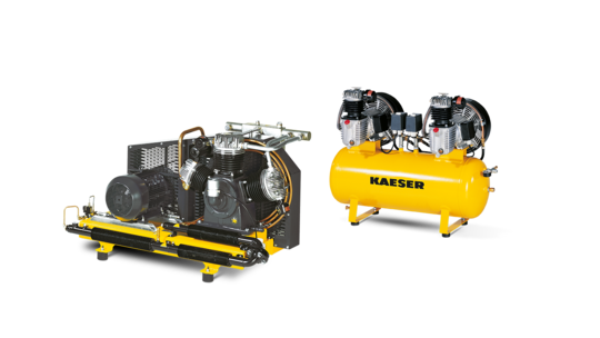 Oil-lubricated industrial compressors