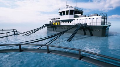 Druckluftanwendungen in der Aquakultur - Pneumatische Fütterung