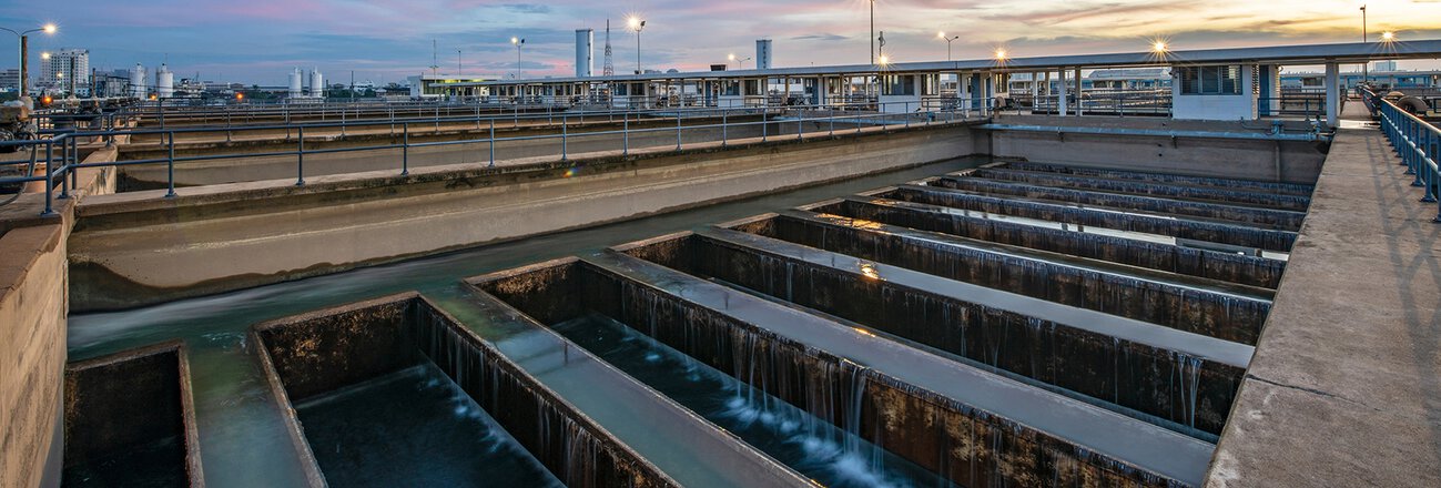 Filterrückspülung in der Wasserwirtschaft
