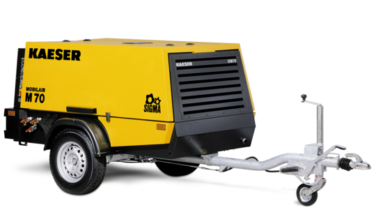 M 70 portable compressor from Kaeser Kompressoren