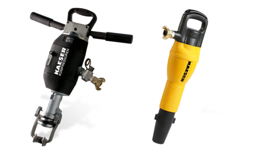 Compressed air tools and accessories