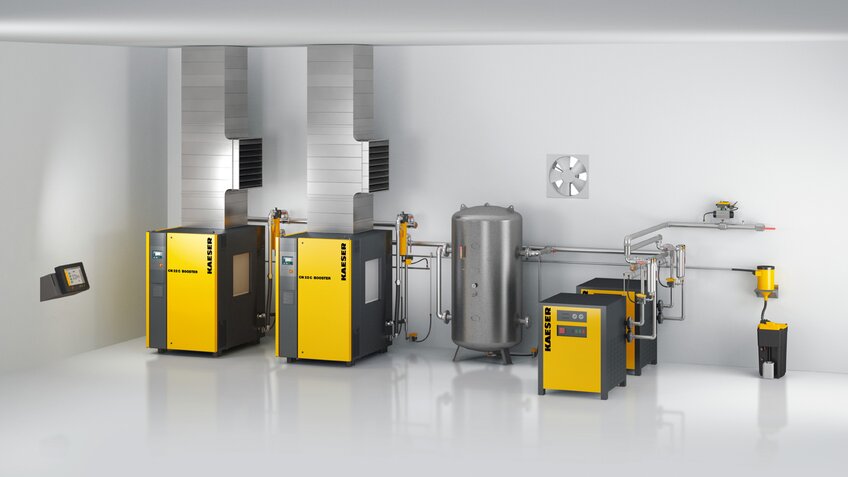 Compressed air system design, layout and installation for optimum efficiency