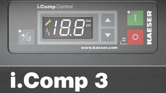 The i.Comp Control controller was specially developed for the compressor.