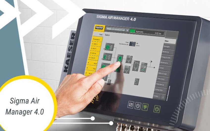 Nadrzędny system sterowania SIGMA AIR MANAGER 4.0