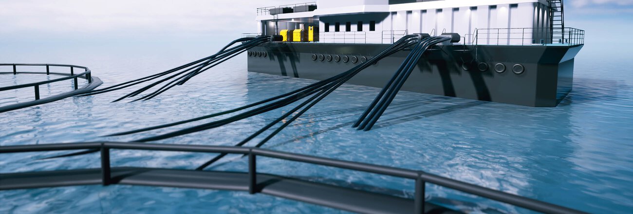 Druckluftanwendungen in der Aquakultur - Pneumatische Fütterung