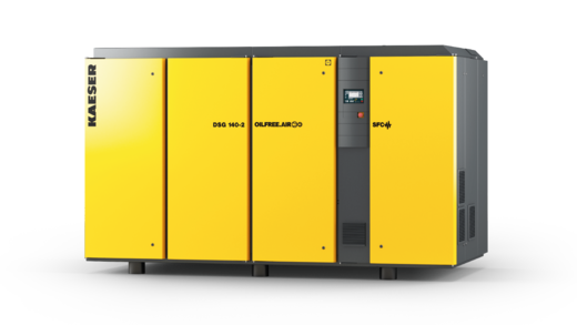 DSG oil-free compression rotary screw compressor with water-cooling (flow rate: 8 to 30 m³/min; pressure: 4 to 10 bar)