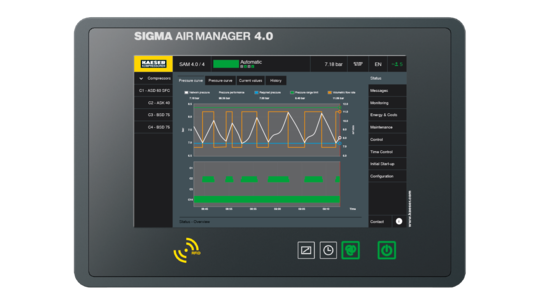 SIGMA AIR MANAGER 4.0 master controller from KAESER KOMPRESSOREN.