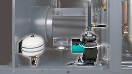 Maximum availability with optional internal water circulation loop.