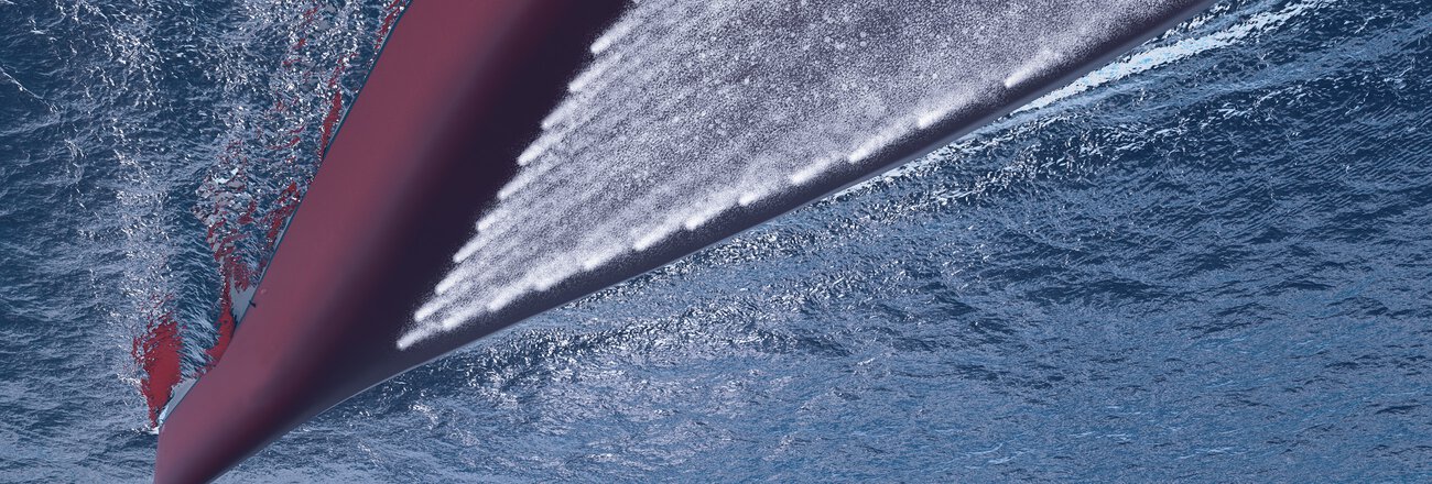 Compressed air applications in Marine - Air Lubrication