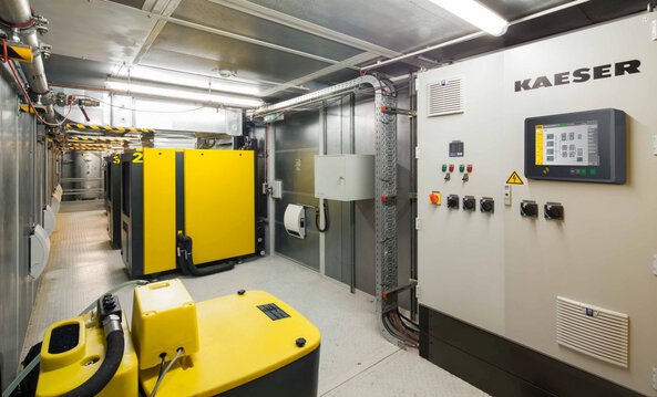 Kaeser Kompressoren compressed air station at Scholz