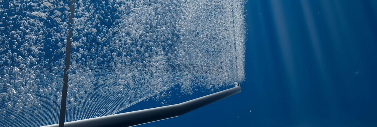 Druckluftanwendungen in der Aquakultur - Blasenvorhänge in der Aquakultur