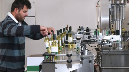 The Fino Valley Wines bottling line relies on a KAESER compressed air system.