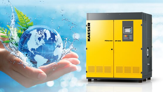 HP 4000 turbo blower from KAESER KOMPRESSOREN