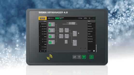 Druckluftmanagement-System SIGMA AIR MANAGER 4.0 von KAESER KOMPRESSOREN