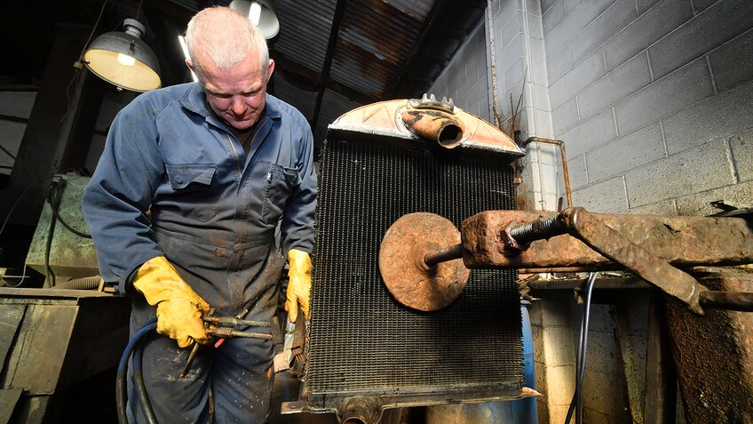 Compressed air is an essential utility used and relied upon every day in Trevor French Radiators’ workshop