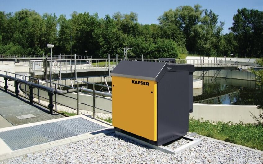 Stacja dmuchaw przemysłowych na oczyszczalni ścieków