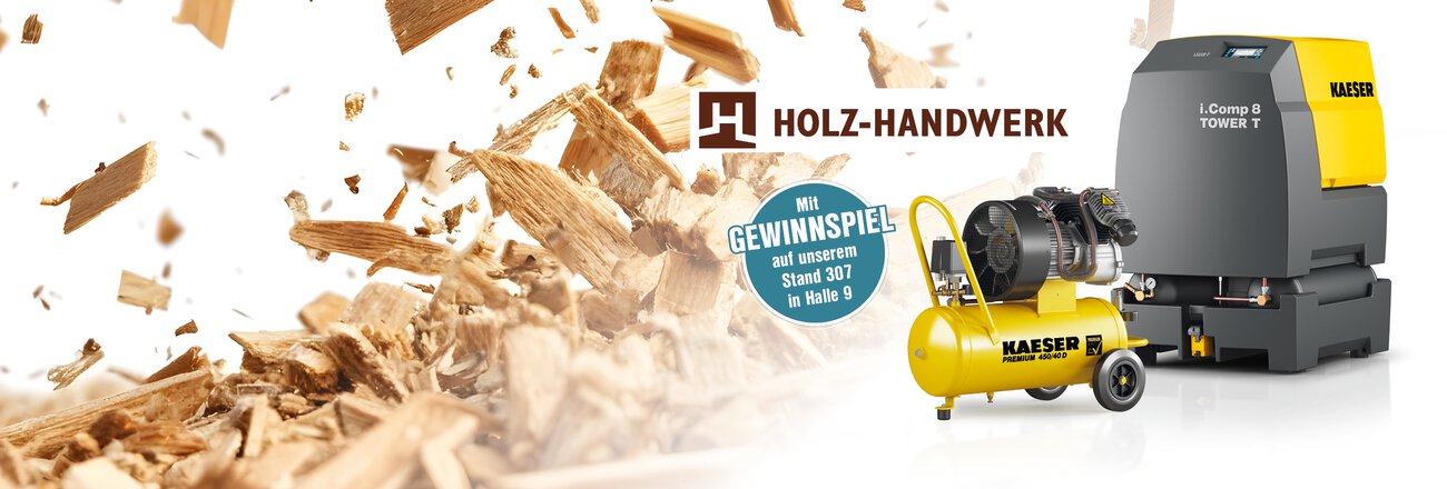 KAESER KOMPRESSOREN bei der Holz-Handwerk 2026