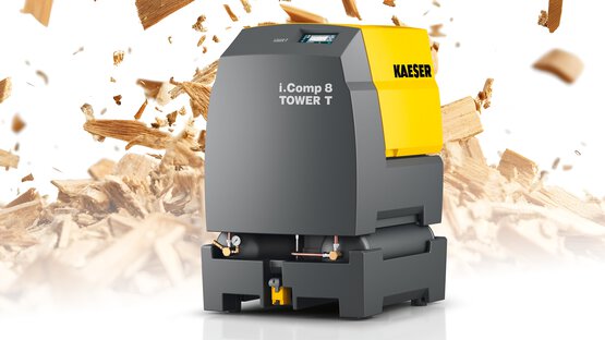 Kolbenkompressor - Komplettanlage der Serie i. Comp 8 / 9 von KAESER KOMPRESSOREN