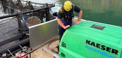 Custom M 50PE: Powering Akaroa Salmon's operations
