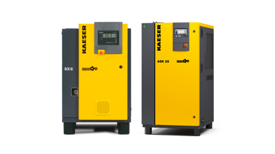 Kaeser rotary screw compressors with belt drive