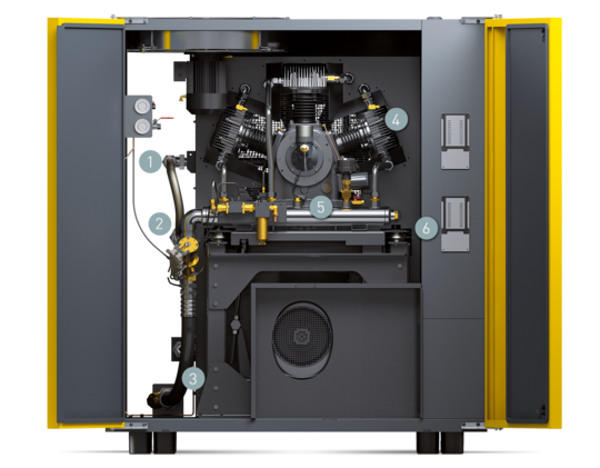 DN C series compact booster package components (front)