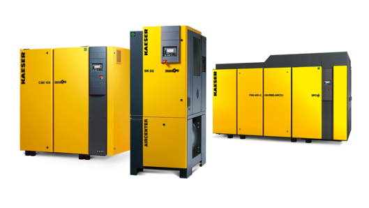 Rotary screw compressors from KAESER