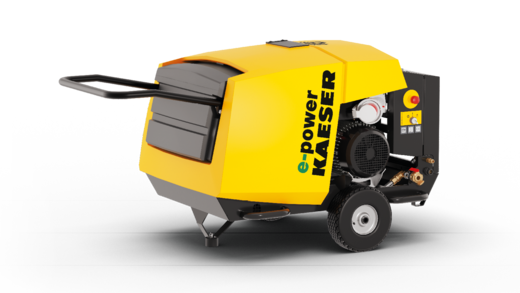 M13E electric portable compressor up to 1.2 m³/min from KAESER KOMPRESSOREN.