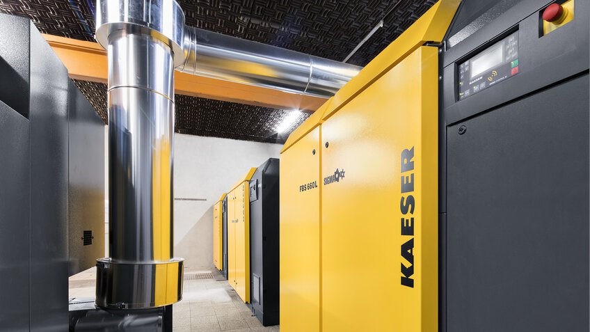 KAESER-Gebläse im Einsatz in der Abwasseraufbereitung